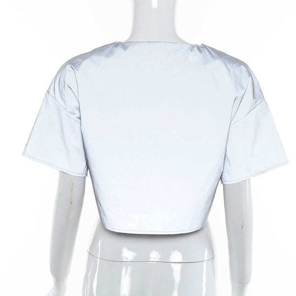 Reflective Crop Suit